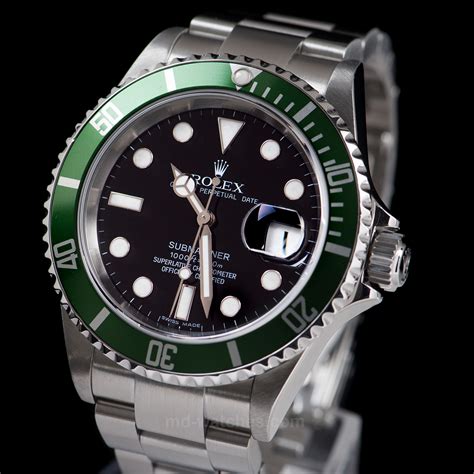 rolex submariner date green ceramic|Rolex Submariner Date price.